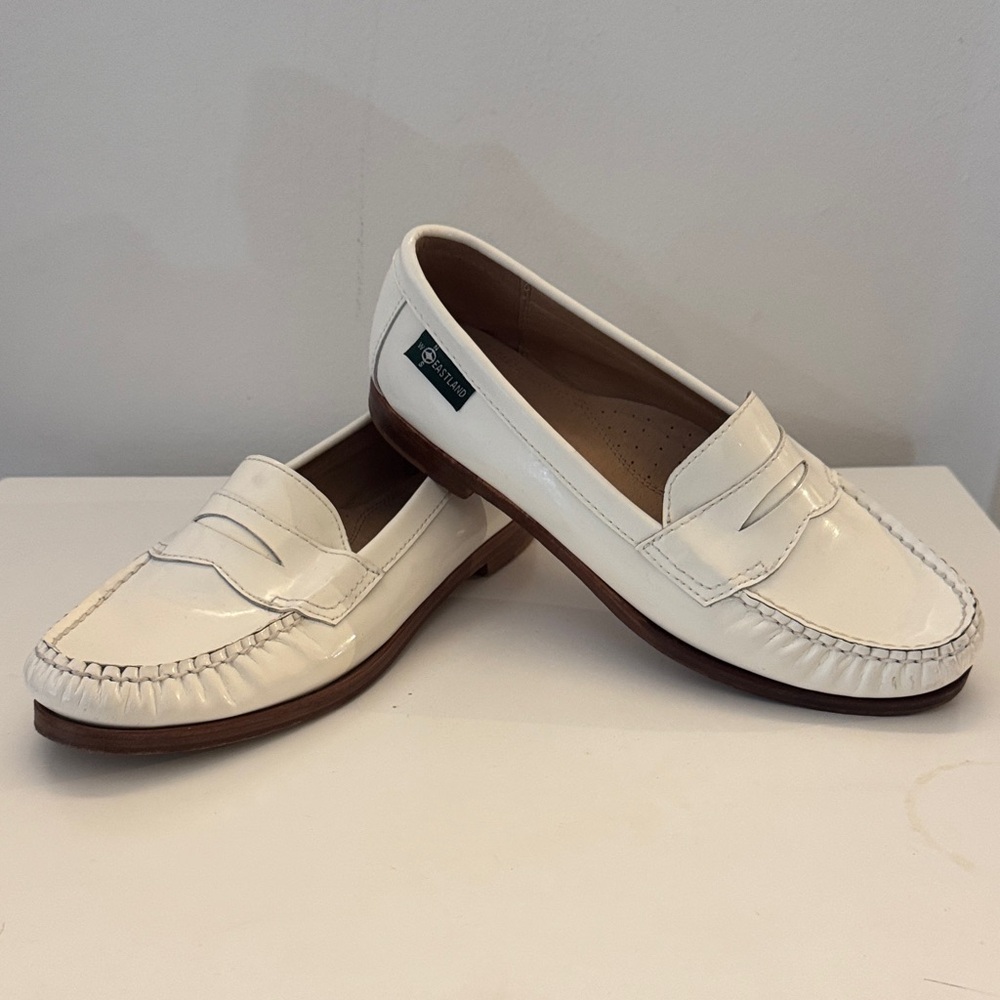 Eastland While Leather Chandler Penny Loafer - 7.5